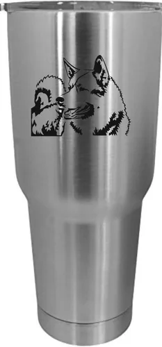 Vista 150 de Cairn Terrier - Vaso grabado con temática de perro, 30 onzas