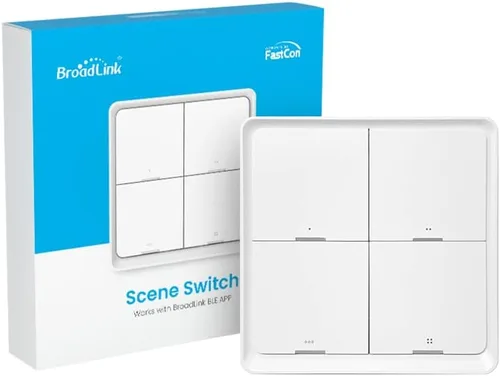 Vista 13 de BroadLink Kit de inicio inteligente para el hogar: incluye 3 bombillas, 1 interruptor de escena y 1 concentrador, utiliza tecnología FastCon