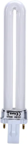 Vista 7 de ZJchao Juego de bombillas LED, 4 piezas de 9 W, no inductancia de repuesto, tubo UV, tubo de bombilla de 365 nm, para secador de arte de uñas