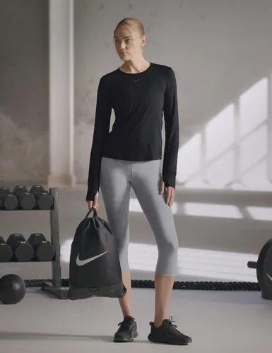 Vista 7 de Nike Camiseta de manga larga One Classic Dri-FIT para mujer