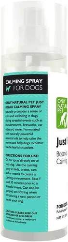 Vista 6 de Only Natural Pet Just Relax Botanical Behavior - Spray calmante para perros, calma naturalmente el comportamiento ansioso, espray de 3.4 onzas