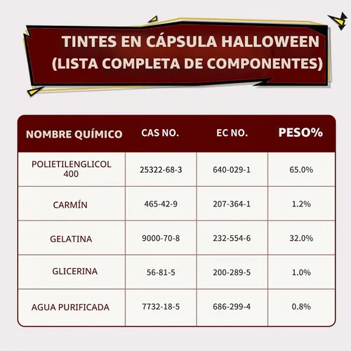 Vista 5 de 30 cápsulas de sangre falsa vampiro accesorios de terror Halloween