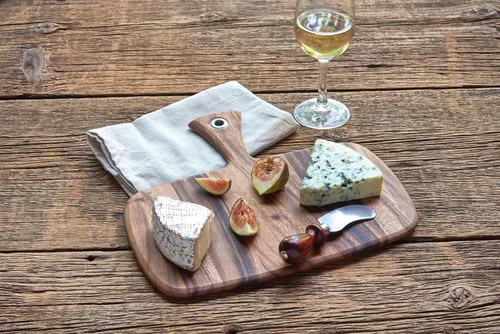 Vista 8 de Ironwood Gourmet Tabla pequeña rectangular de Provenza para remo, madera de acacia