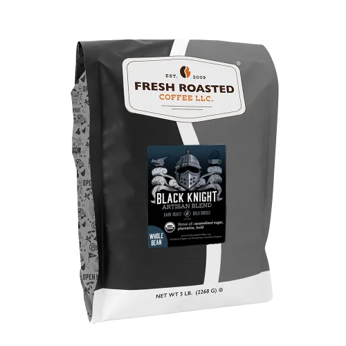 Vista 18 de Fresh Roasted Coffee, Blackbeard's Revenge, 12 onzas, tostado medio, Kosher, grano entero