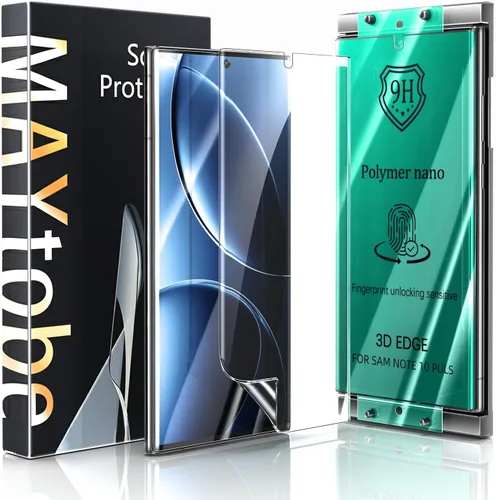 Vista 9 de MAYtobe Paquete de 2 protectores de pantalla de vidrio templado para Samsung Galaxy Note 8 Curvo 3D, sin burbujas, resistente a los arañazos