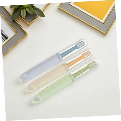 Vista 6 de SHINEOFI 3pcs Double Headed PET Toothbrush Set for Cats and Dogs
