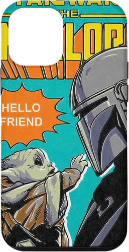 Vista 16 de Funda para iPhone 14 Pro Max Star Wars The Mandalorian Mando y el Niño