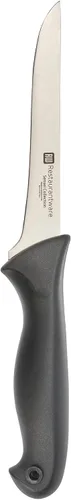 Vista 2 de Restaurantware Sensei - Cuchillo para deshuesar de 6 pulgadas con pines codificados de colores, cuchillo de acero alemán negro resistente a