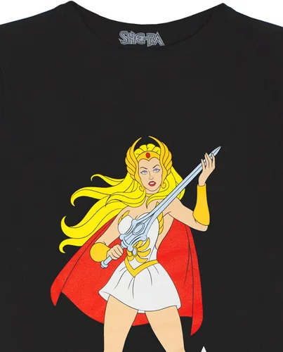 Vista 5 de She-Ra - Camiseta de princesa del poder Motu para mujer, camiseta de regalo de superhéroe para mujer