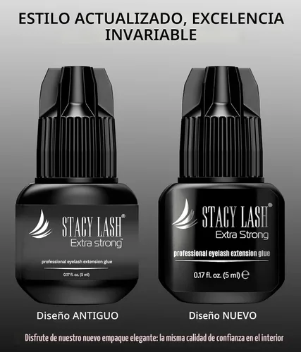 Vista 3 de STACY LASH Pegamento para extensiones de pestañas extra fuerte (0.17 onzas líquidas/0.2 fl oz), secado de 0.5 a 1 segundo/retención - 8