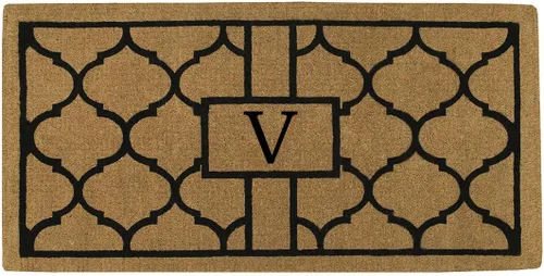 Vista 35 de Calloway Mills 180083672S Pantera - Felpudo monograma extra grueso de 3 x 6 pies (letra S)