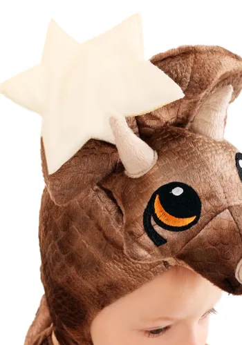 Vista 4 de Disfraz de Triceratops para Niños Pequeños Multicolor