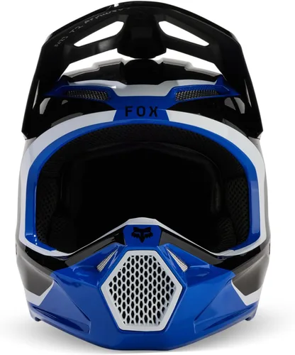 Vista 7 de Fox Racing Casco unisex para motocross V1, color azul, talla S