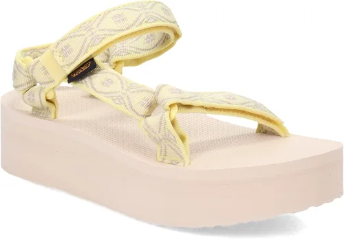 Vista 48 de Sandalia Teva de plataforma universal para mujer Balance Oliva Quemada