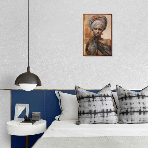 Vista 8 de Rompecabezas para adultos, 200 piezas, rompecabezas de mujer negra afroamericana, exquisita formación de pañuelo en la cabeza, imágenes artísticas