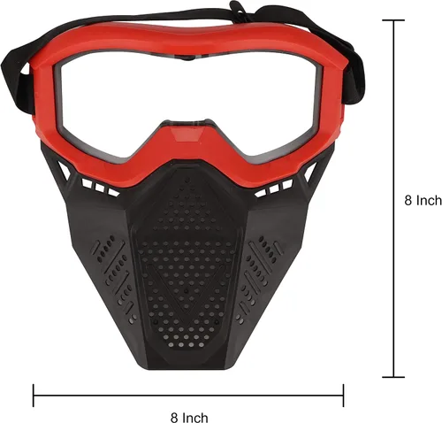 Vista 3 de Máscara táctica compatible con Nerf Rival, Apolo, Zeus, Khaos, Atlas, Artemis Blasters Rival Mask (2)