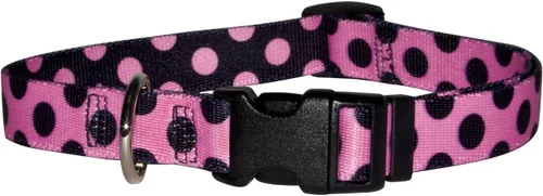 Vista 11 de Collar de diseño amarillo estándar para perro, pequeño, s, Marrón Lunares de Navidad