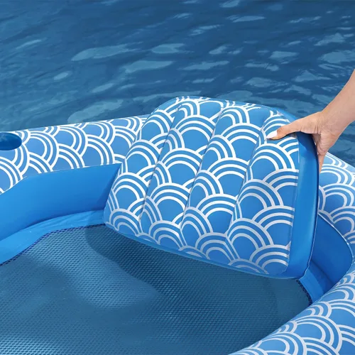 Vista 5 de Bestway H2OGO! Flotadores de piscina de felpa de lujo Salones individuales y dobles y tumbonas para adultos