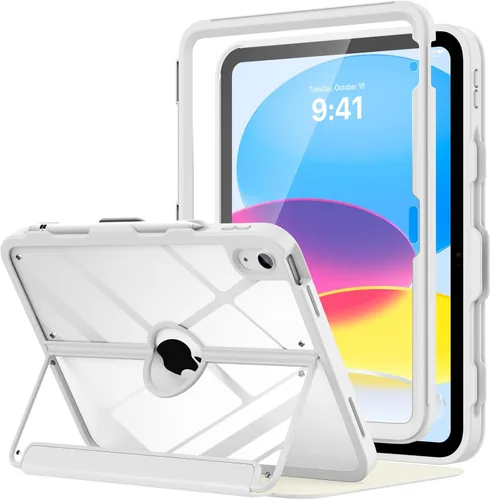 Vista 36 de MoKo Funda para iPad (A16) de 11ª/10ª generación con soporte para lápices A-Azul marino