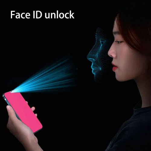 Vista 4 de 2 piezas de vidrio templado de privacidad para iPhone 11 / iPhone XR 6.1 pulgadas anti-azul anti-espía protector de pantalla espejo degradado
