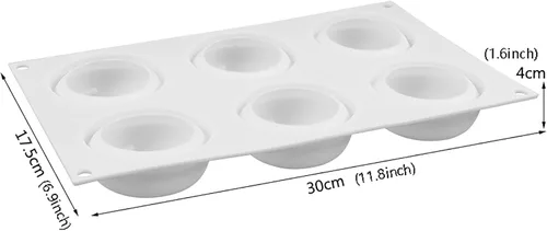 Vista 6 de Molde de rollo de canela Molde de chocolate para postre mini molde de pastel molde de cera derretida de silicona moldes para hacer velas para bollo