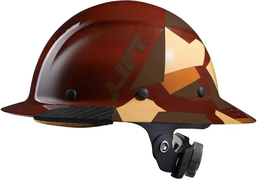 Vista 15 de Lift Dax - Casco de seguridad de ala completa de resina de fibra, suspensión de 6 puntos