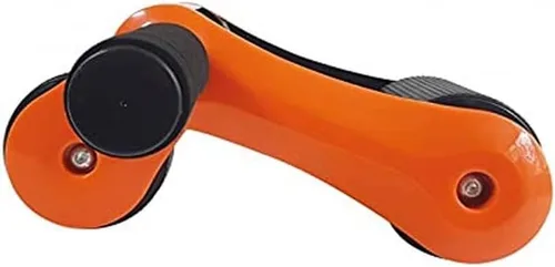 Vista 2 de Sveltus AB Roller - Zapatillas abdominales unisex para adultos, naranja y negro