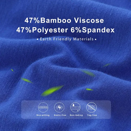 Vista 7 de BAMBOO COOL Ropa interior para hombre, con bolsa 3D, ultra suave, para hombre, ropa interior deportiva elástica