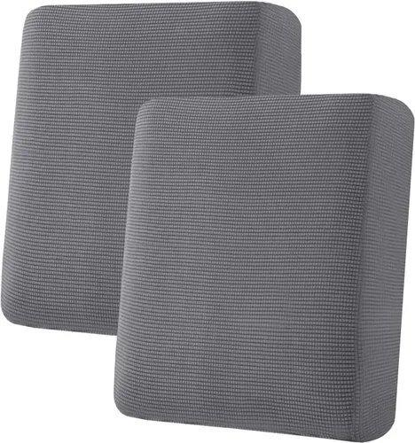 Vista 43 de ADPON Fundas de sofá modular, funda de cojín para sofá o sillón en forma de L, funda separada para sofá seccional izquierdo o derecho (1 diván, gris)