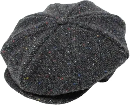 Vista 9 de Hanna Hats Gorra Donegal Tweed de 8 piezas para hombre