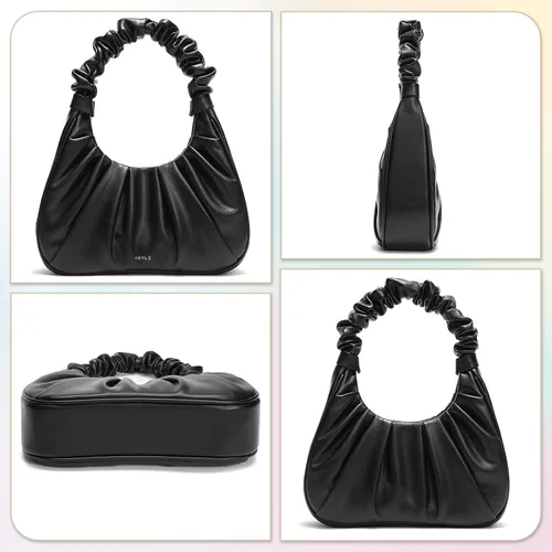 Vista 5 de Keyli Mini monederos con diseño de nube, lindo bolso de hombro para mujer, bolso de mano con cierre magnético