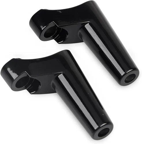 Vista 3 de Kit de reubicación de soportes de señal de giro delantero negro para Harley Sportster XL 883 1200 1988 y posteriores, Dyna 1991-2005