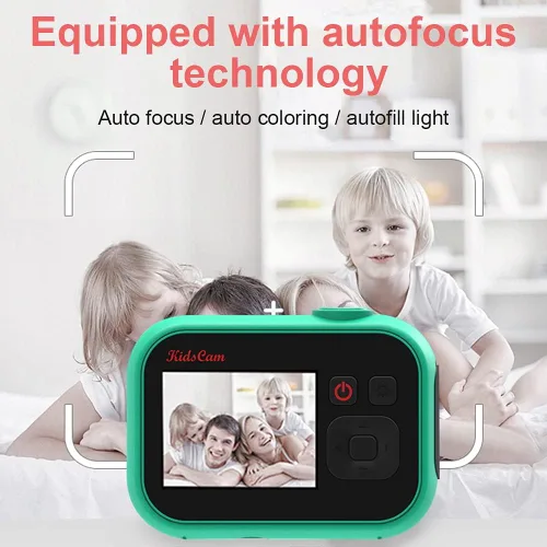 Vista 4 de SLuB Cámara para niños, juguetes de cámara para niños, mini cámara digital para niños, cámaras de juguete para niños y niñas, con tarjeta SD 32G