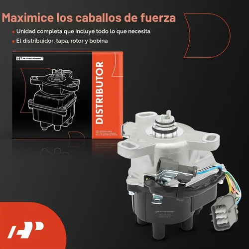 Vista 3 de Distribuidor de encendido A-Premium con módulo, tapa y rotor compatible con Honda Accord 1990-1991 2.2L