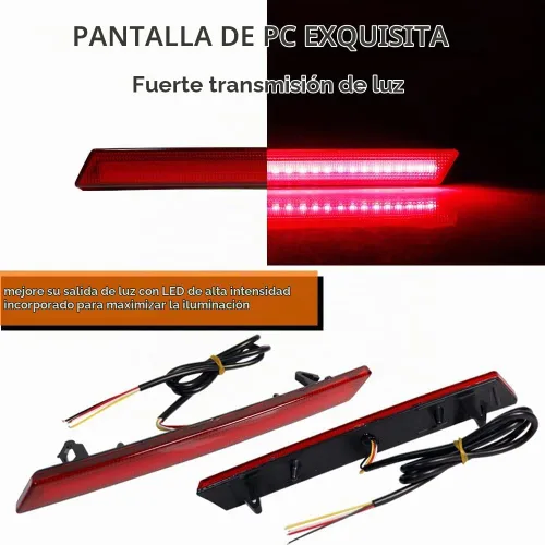 Vista 2 de 3 EN 1 LED Lente Roja Para 2013 2014 2015 2016 2017 Cadillac XTS Reflector de Parachoques Luces Traseras Señal de Giro Freno Luz de Stop y Lente