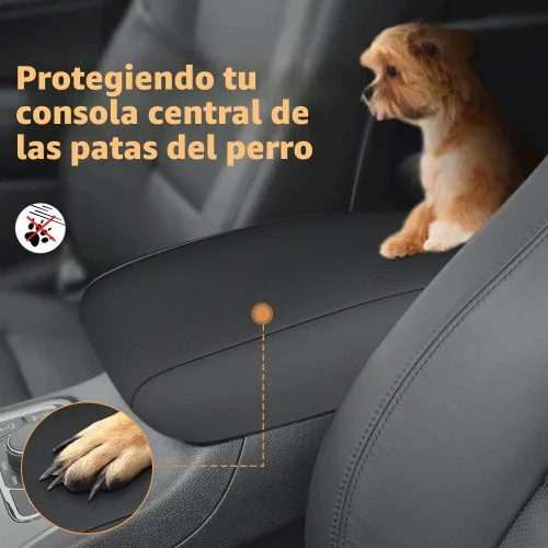 Vista 4 de INTGET Funda para reposabrazos de consola central de automóvil para Jeep Grand Cherokee 2011-2020 2021, accesorios para reposabrazos, almohadilla