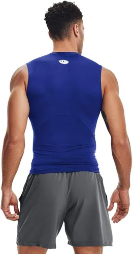 Vista 2 de Under Armour HeatGear - Camiseta de compresión sin mangas, para hombre