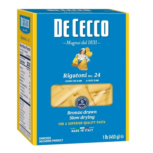 Vista 13 de De Cecco Penne Rigate - Trigo entero, 13.25 oz