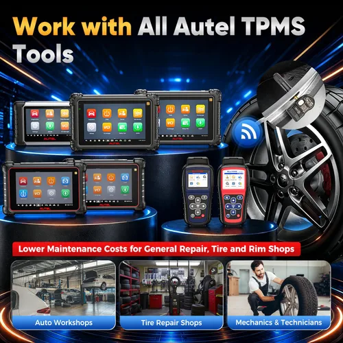 Vista 11 de Autel TPMS - Juego de 4 sensores MX-Sensor 2 en 1 315 MHz+433 MHz