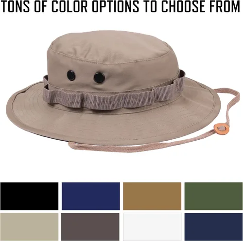 Vista 6 de Rothco Boonie Hat - La mejor defensa solar para aventuras al aire libre