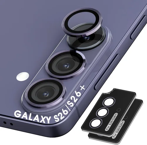 Vista 15 de Orzero Protector de lente de cámara para Samsung Galaxy Z TirFold/Fold 7, [EZ Install] [compatible con fundas] cubierta de lente de anillo de Negro