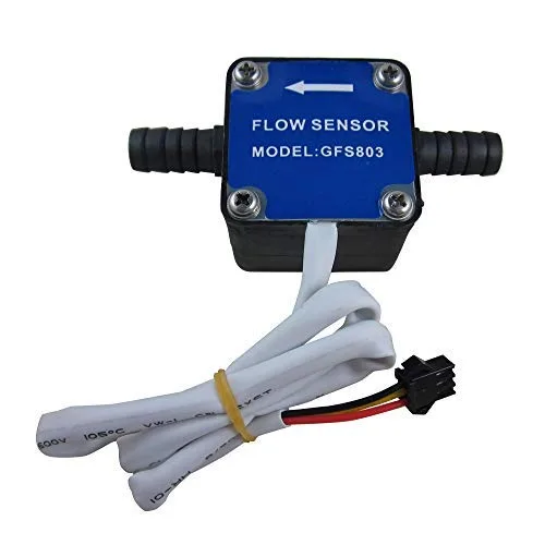 Vista 4 de DIGITEN Medidor de control de flujo de agua con pantalla LCD, controlador cuantitativo de líquidos + medidor de flujo de combustible G3/8 pulgadas