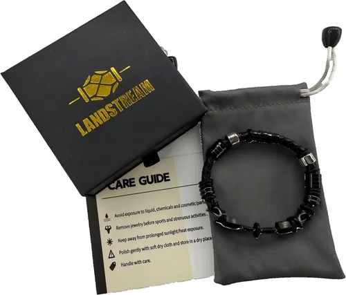 Vista 7 de Men’s Leather Bracelet – Stainless Steel Clasp, Adjustable Wrap Design, Stylish Jewelry Gift for Him