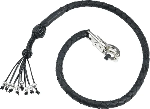 Vista 15 de Biker Whip - Látigo para motocicleta de 36 pulgadas, accesorios de manillar para motocicleta, látigos trenzados de cuero genuino para motocicletas