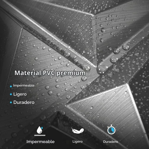 Vista 7 de STICKGOO Paneles de pared 3D, paquete de 33 paneles de pared con diseño de rayo y diamante para decoración de pared interior, paneles de pared