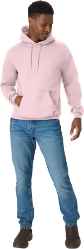 Vista 7 de Hanes - Sudadera con capucha EcoSmart para hombre Rosa pálido