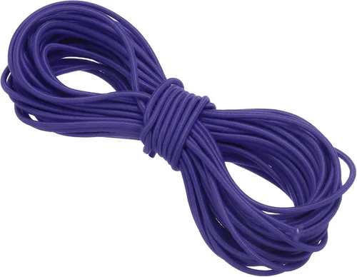 Vista 92 de PATIKIL Cuerda elástica elástica de 109 yardas (328.1 ft), cuerda elástica pesada de 0.059 in, albaricoque para manualidades, correas de gancho
