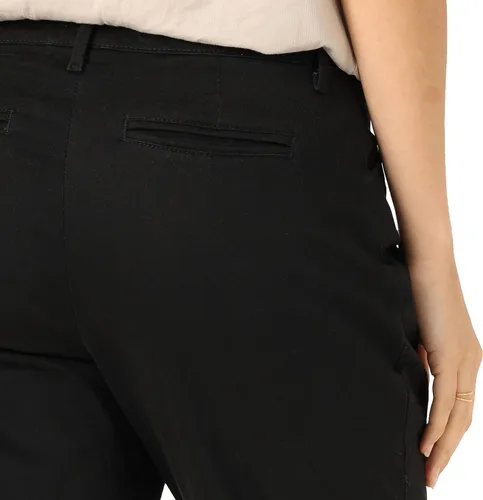 Vista 4 de Lee Pantalón de pierna recta para todo el día para mujer, Negro