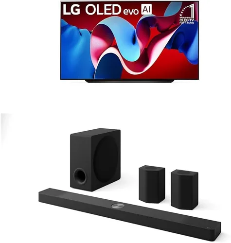 Vista 18 de LG OLED evo serie C4 televisor inteligente 4K de 42 pulgadas con procesador AI y Alexa integrado, pantalla plana con control remoto Magic