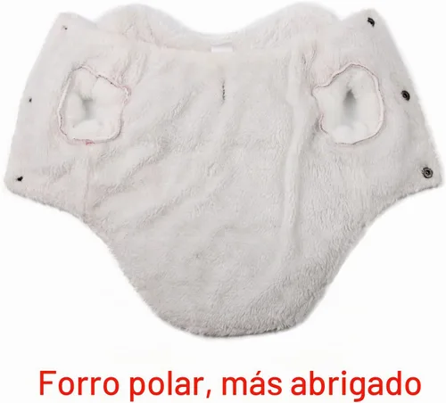 Vista 2 de JoyDaog Cape Design - Chaqueta para perros pequeños, abrigo de invierno Rosa